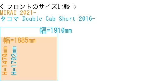 #MIRAI 2021- + タコマ Double Cab Short 2016-